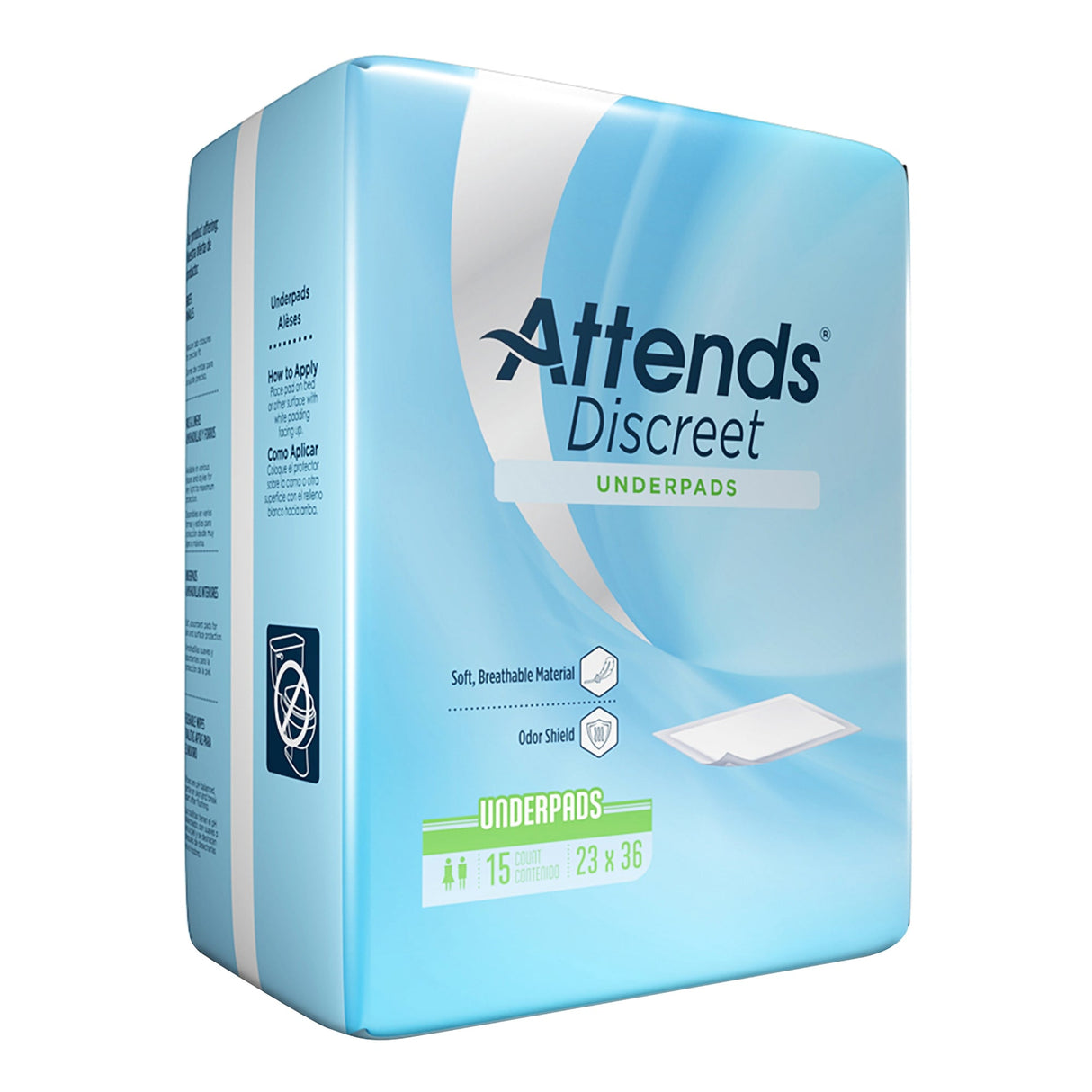 Attends Discreet Underpads, Light Absorbency - UFS236RG-Pack - LL Medico