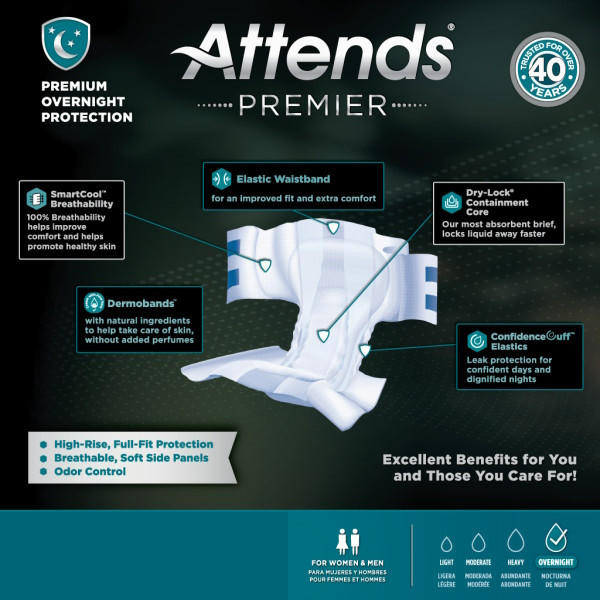Attends Premier Tab - Style Briefs - ALIBR40-Sample - LL Medico