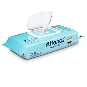 Attends XL Washcloths, Scented - WCCP1000-Pack - LL Medico