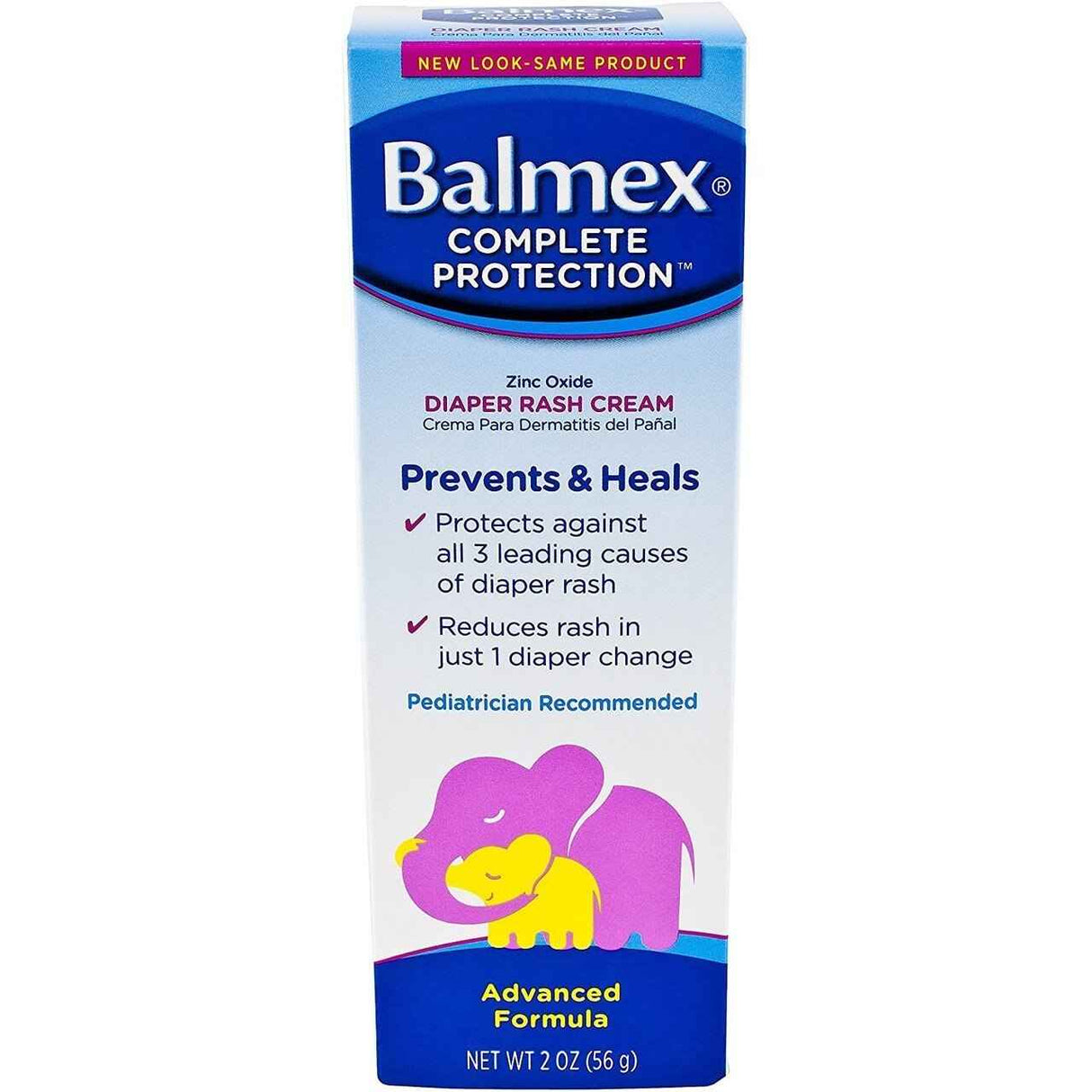 Balmex Diaper Rash Treatment, Scented Ointment, 16 oz jar by Balmex provides effective diaper rash protection. The packaging features product benefits and Advanced Formula text on the front.