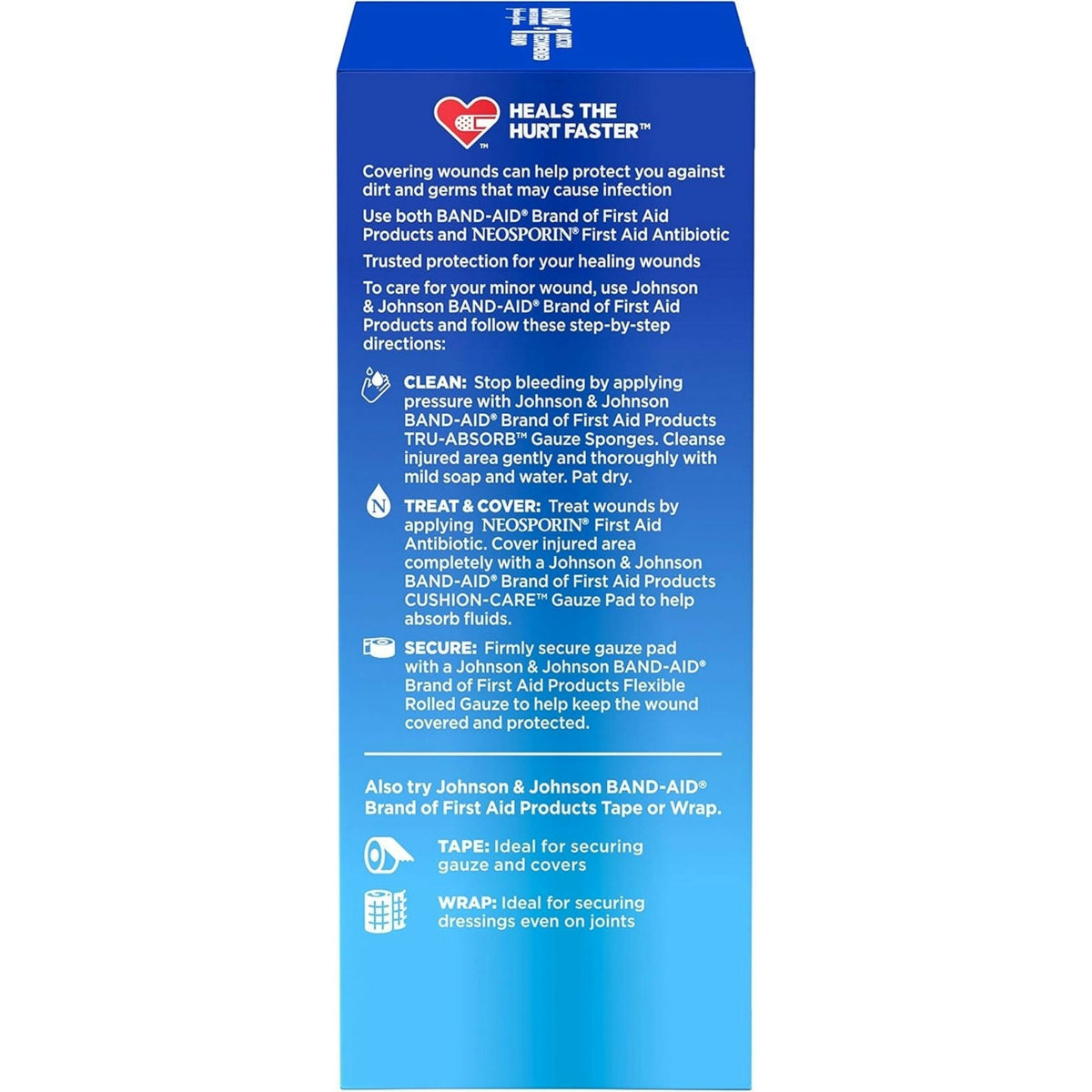 Band-Aid Flexible Rolled Gauze, Sterile, 3" x 2.1 Yard, Box of 5 - 38137116140-Box - LL Medico