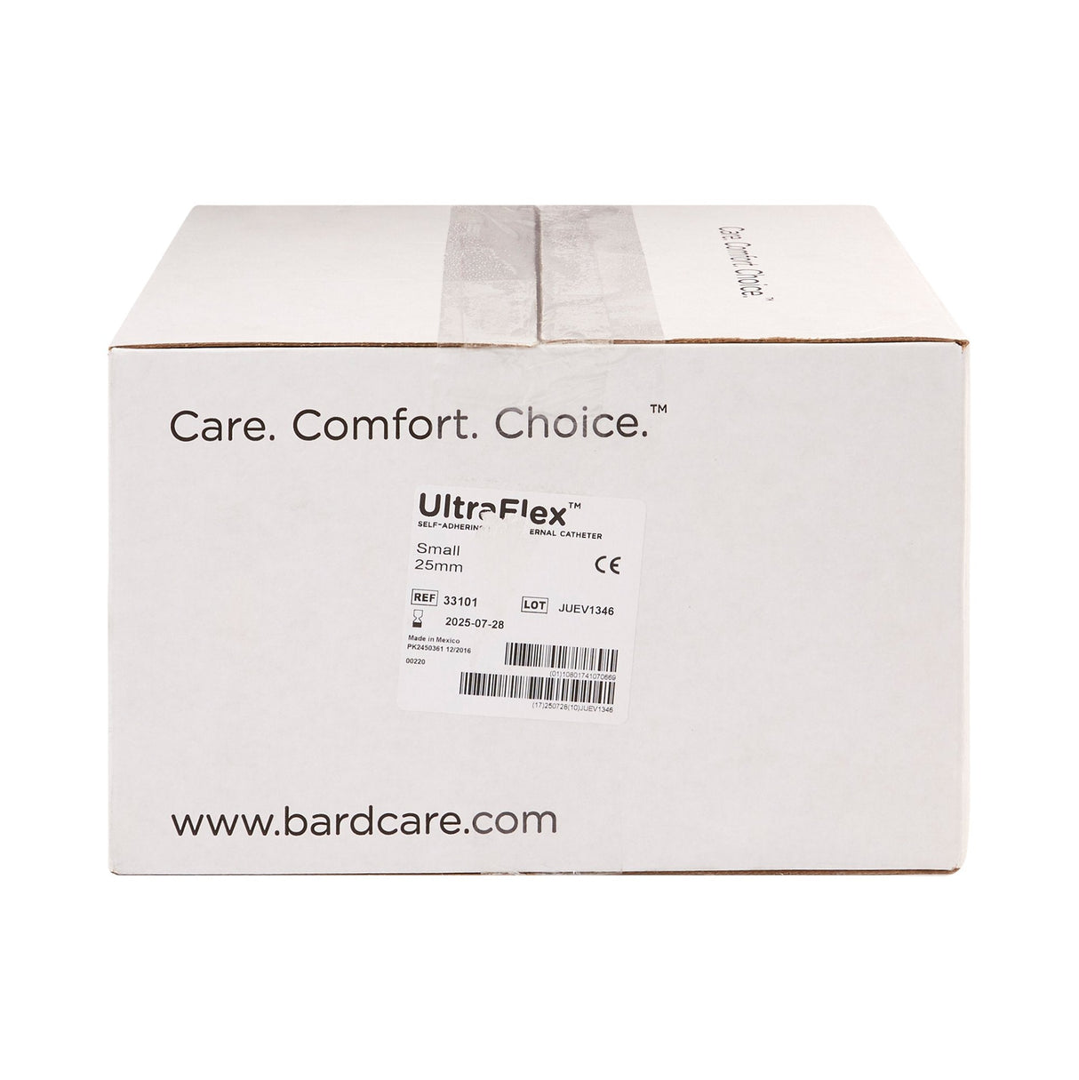 Bard UltraFlex Male External Catheter w/ Self - Adhering Band - 33101-Box - LL Medico