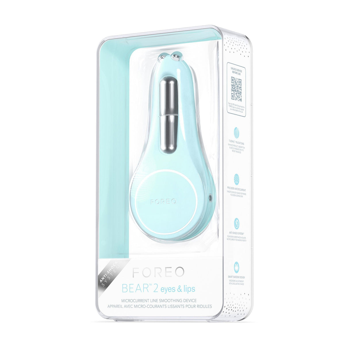 BEAR 2 Eyes & Lips Microcurrent Line Smoothing Device, Arctic Blue - F1740-Single - LL Medico