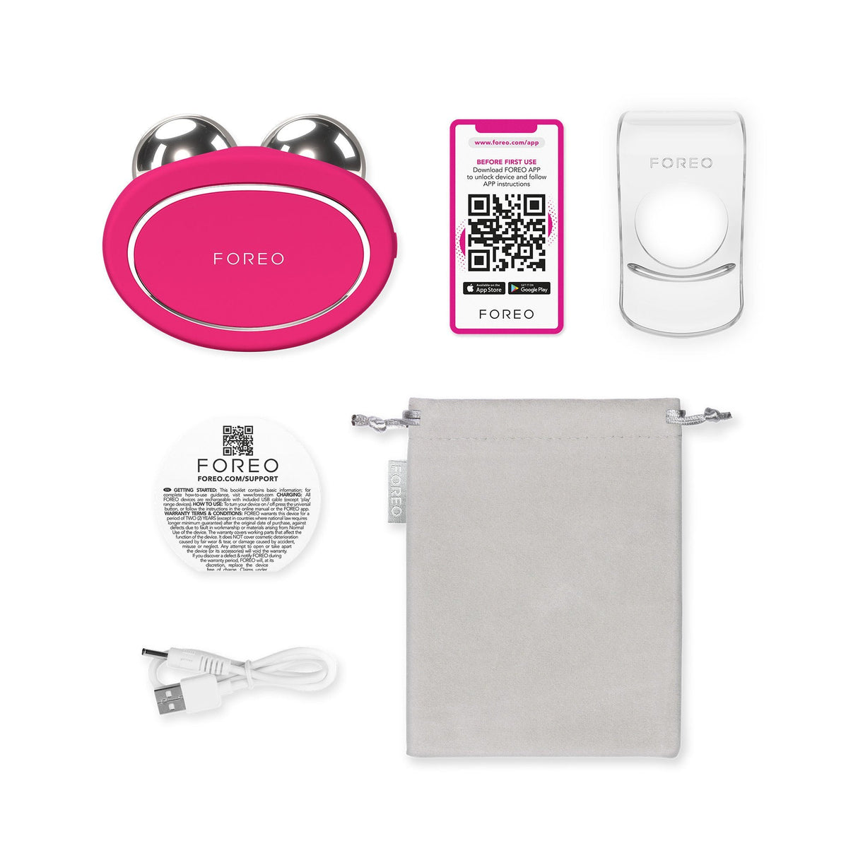 BEAR 2 Microcurrent Toning Device, Fuchsia - F1795-Single - LL Medico