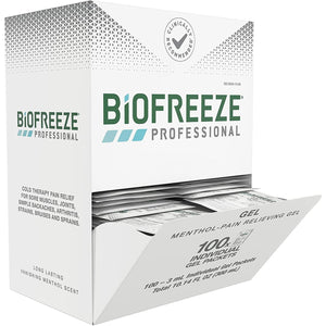 Biofreeze Professional Pain Relief Gel, Individual Packets - 13440-Box - LL Medico
