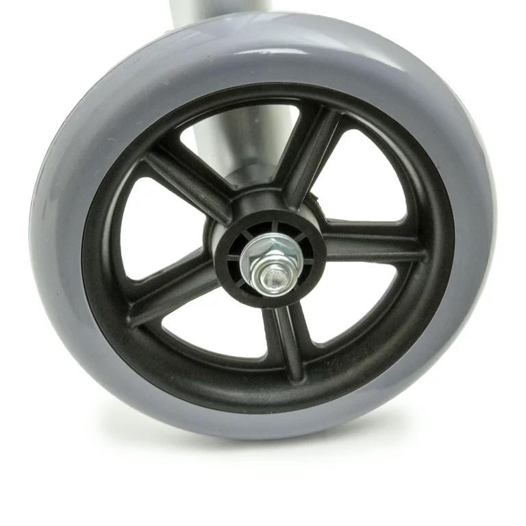 BodyMed 2 Button Folding Walker w/ Wheels - ZZRWAL01 - LL Medico