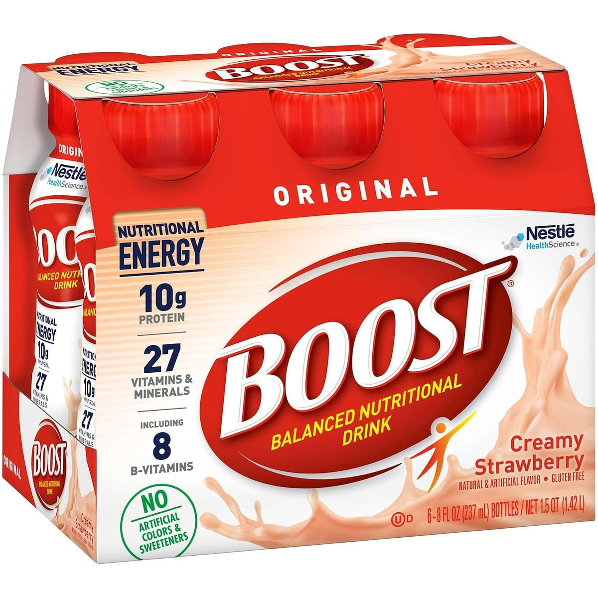 Boost Original Nutritional Drink, Creamy Strawberry, 8 oz - BOO00041679676363-Single - LL Medico