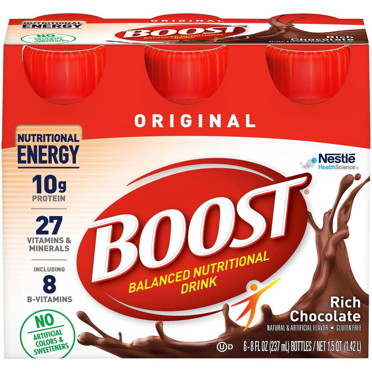Boost Original Ready to Drink Nutritional Drink, Rich Chocolate, 8 oz - 00041679675366-Single - LL Medico