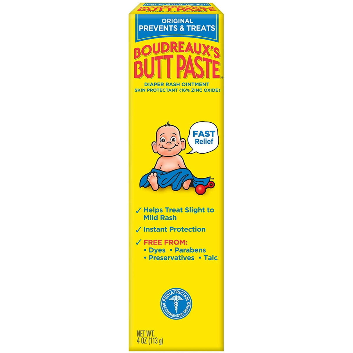 Boudreaux's Butt Paste Rash Cream, Original - 62103033304 - LL Medico