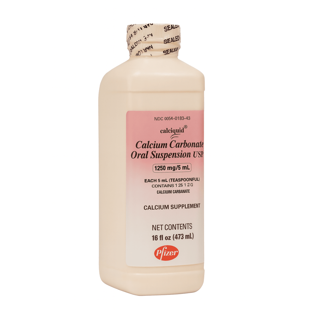 Calciquid Calcium Carbonate Joint Health Supplement, 1250 mg - 00121076616 - LL Medico