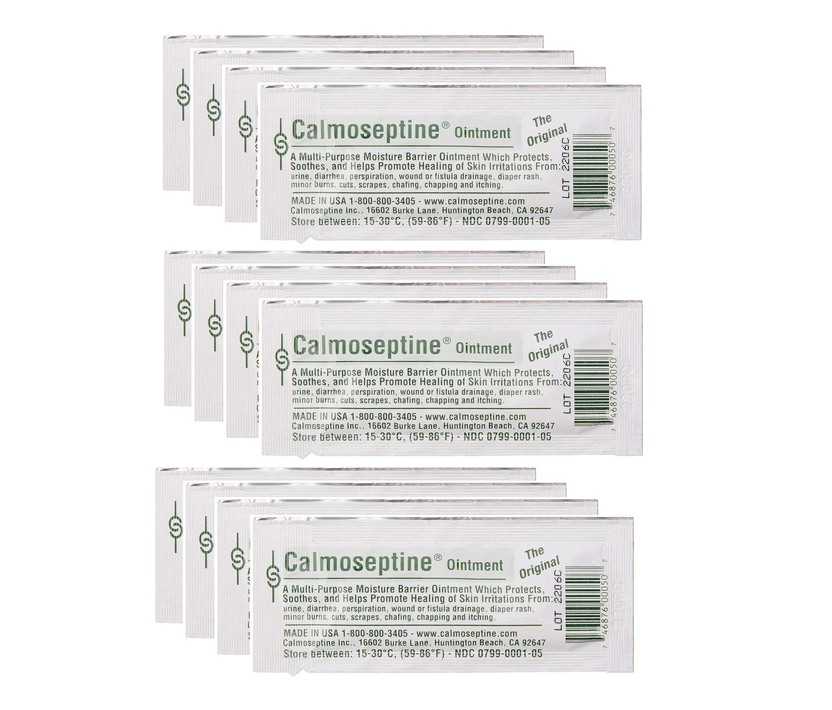 Calmoseptine Skin Protectant Ointment, 3.5 gram packets