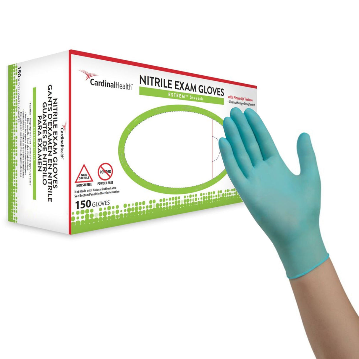 Cardinal Health Esteem Stretch Exam Glove - 8855NSB-Box - LL Medico