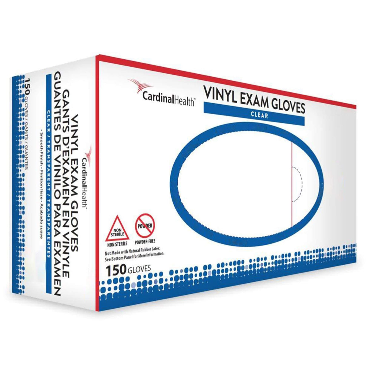 Cardinal Health Esteem Stretch Vinyl Exam Glove - 8883DOTP-Box - LL Medico
