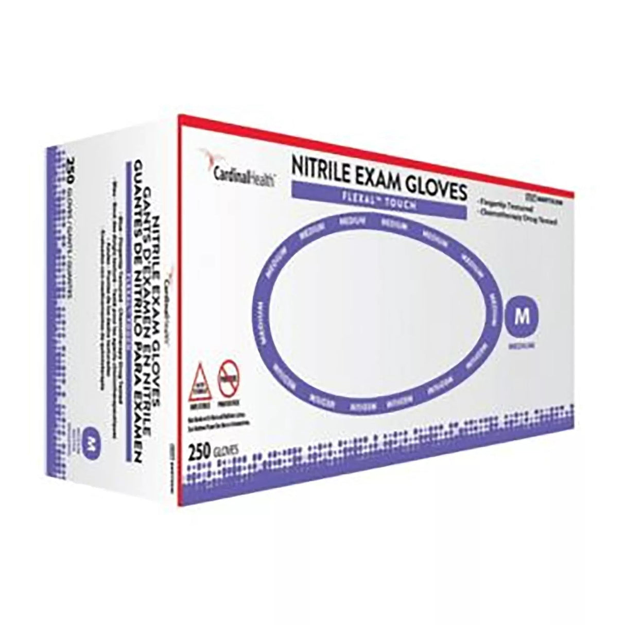 Cardinal Health Flexal Nitrile Exam Gloves, Powder-Free, Blue - 88TN05XL-Box - LL Medico