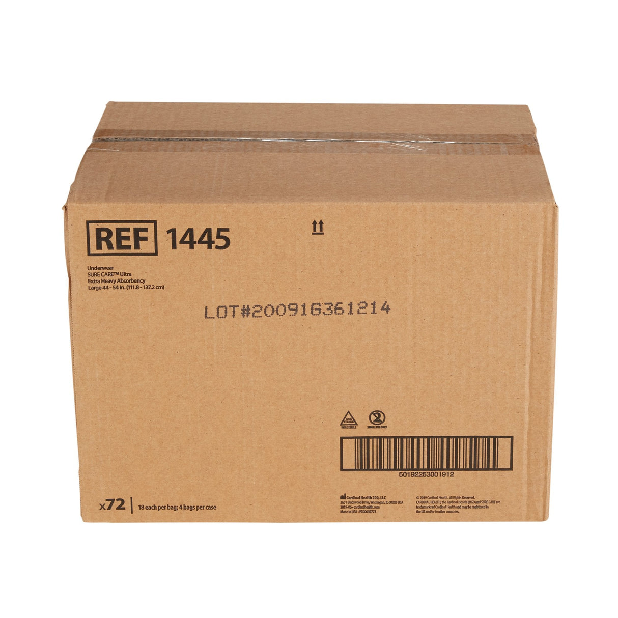 Cardinal Health Sure Care Ultra Underwear, Extra Heavy Absorbency - 1455-Pack - LL Medico