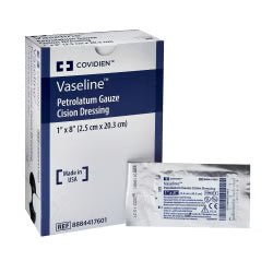 Cardinal Health Vaseline Petrolatum Impregnated Gauze Strip Dressing, Sterile - 8884415600-Single - LL Medico