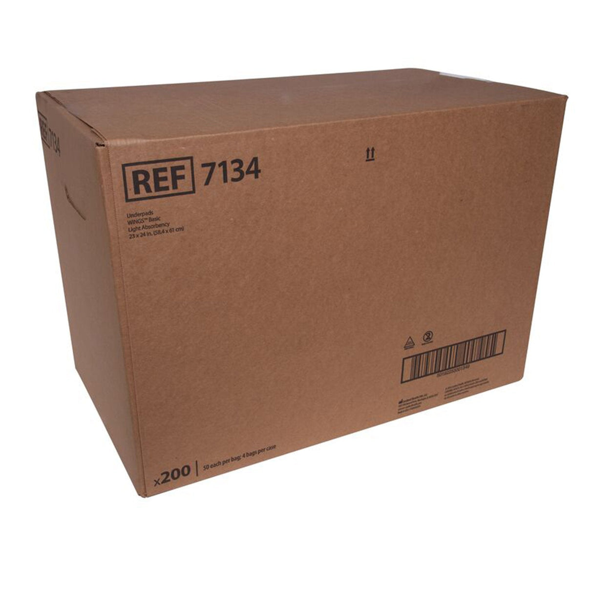 Cardinal Health Wings Basic Underpads, Light Absorbency - 7176-Pack - LL Medico