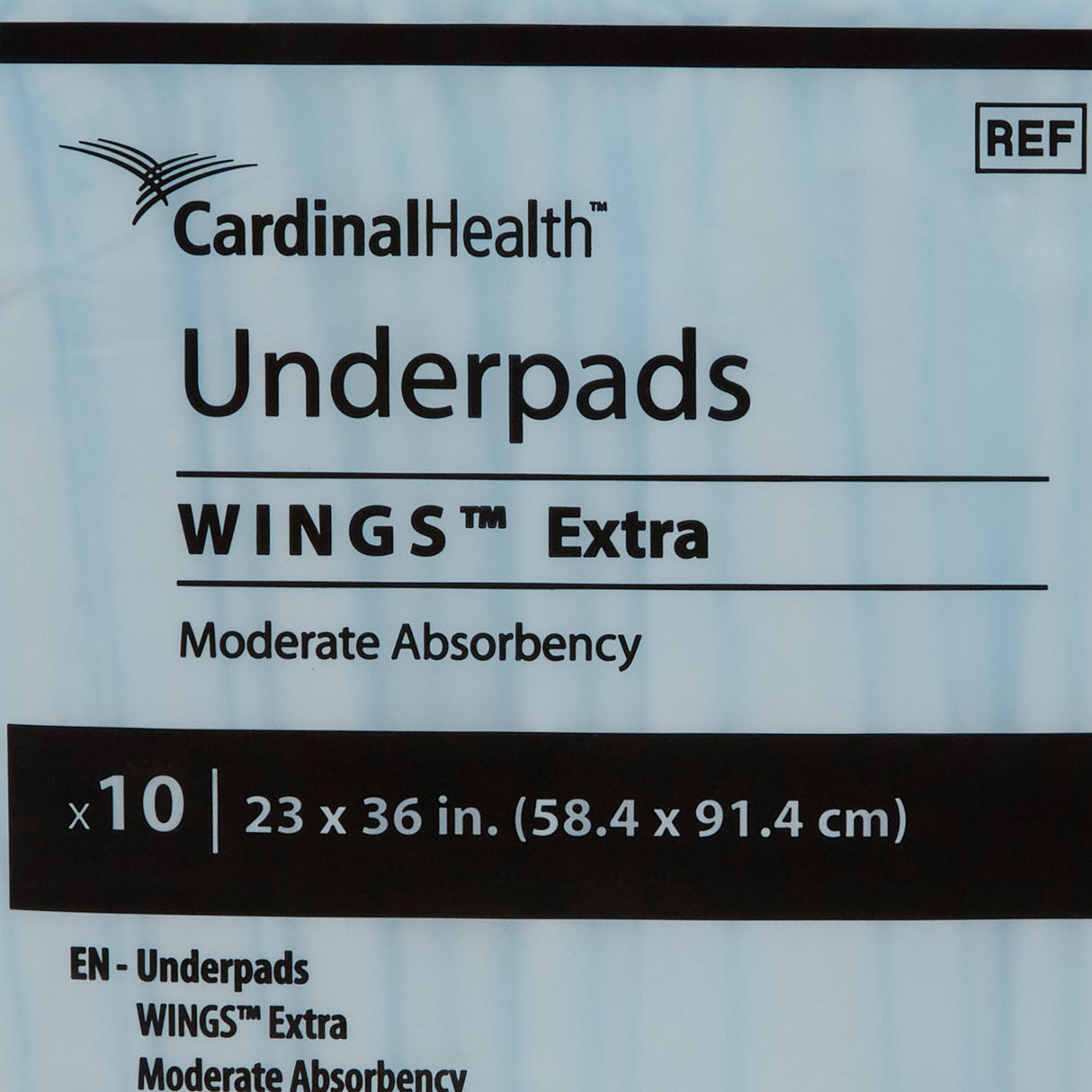 Cardinal Health Wings Extra Underpads, Moderate Absorbency - 1093-Pack - LL Medico