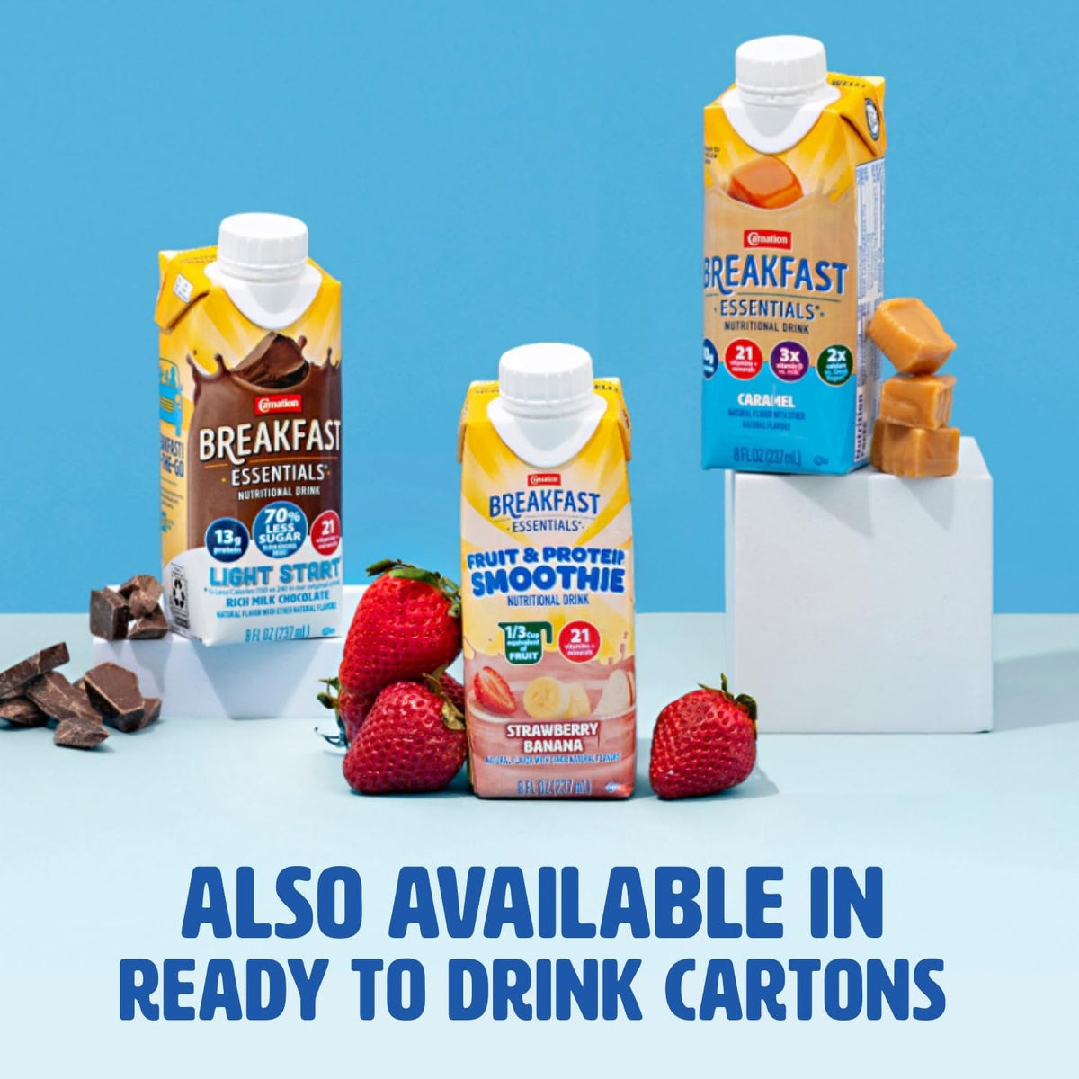 Carnation Breakfast Essentials Nutritional Drink Powder, Rich Milk Chocolate, 1.26 oz - CAR10050000530325-Single - LL Medico