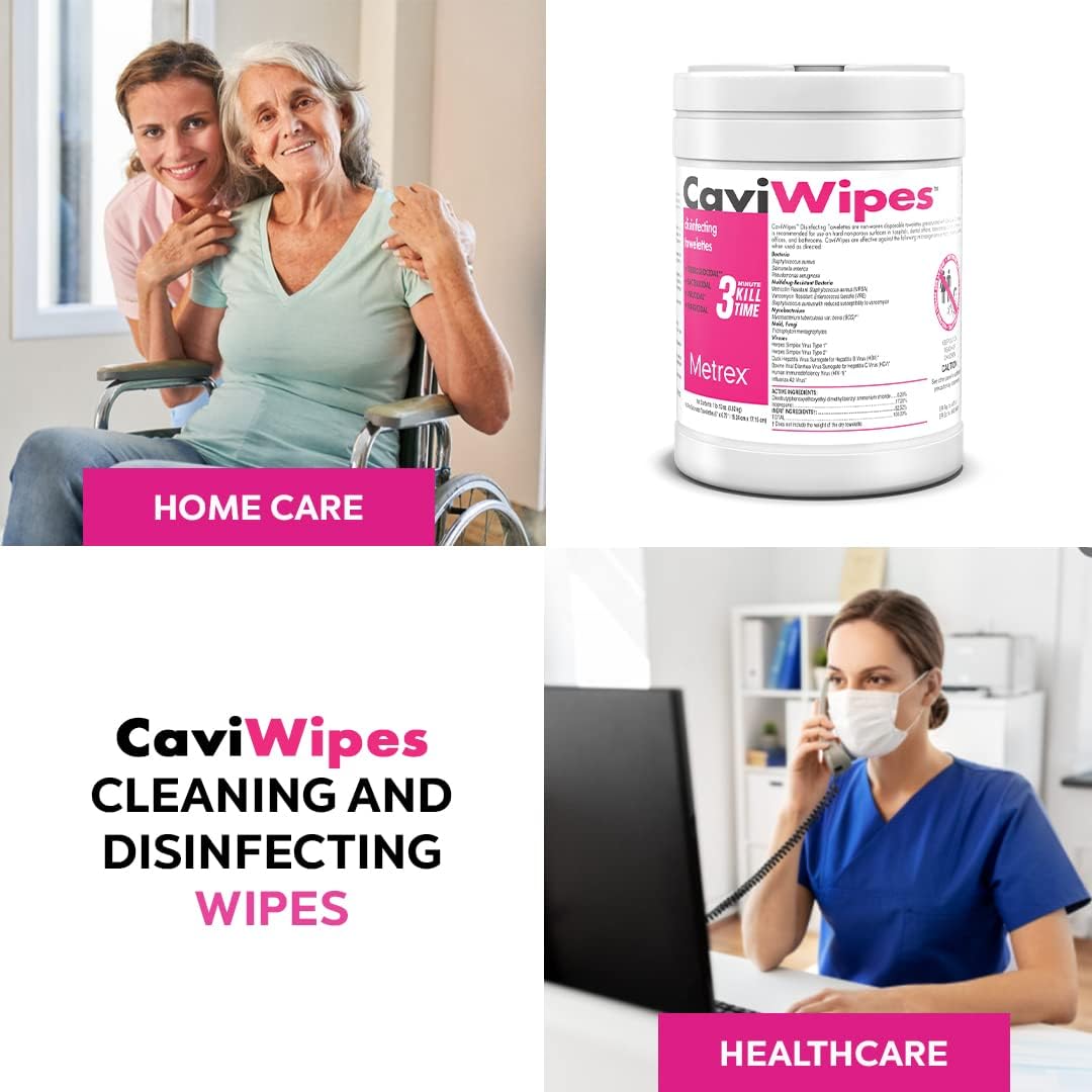 CaviWipes Disposable Germicidal Disinfecting Wipes - 13-1100-Single - LL Medico
