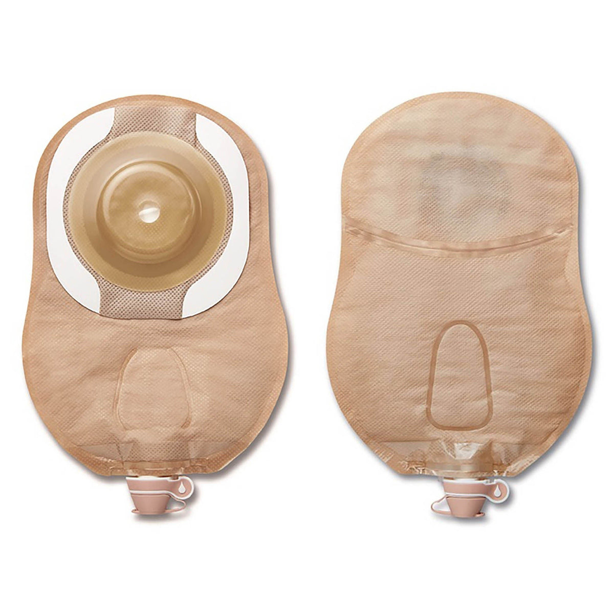 CeraPlus Soft Convex One-Piece Urostomy Pouch, Ultra Clear, 9", Cut-to-Fit up to 2 1/8", Box of 5 - 841311-Box - LL Medico