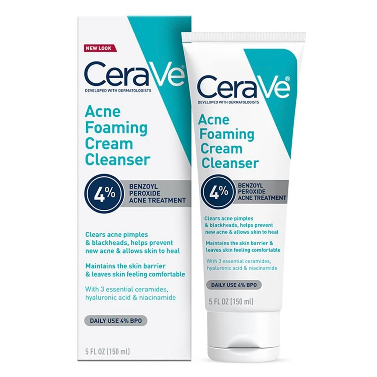 CeraVe Acne Foaming Cream Cleanser - 60600051223-Single - LL Medico