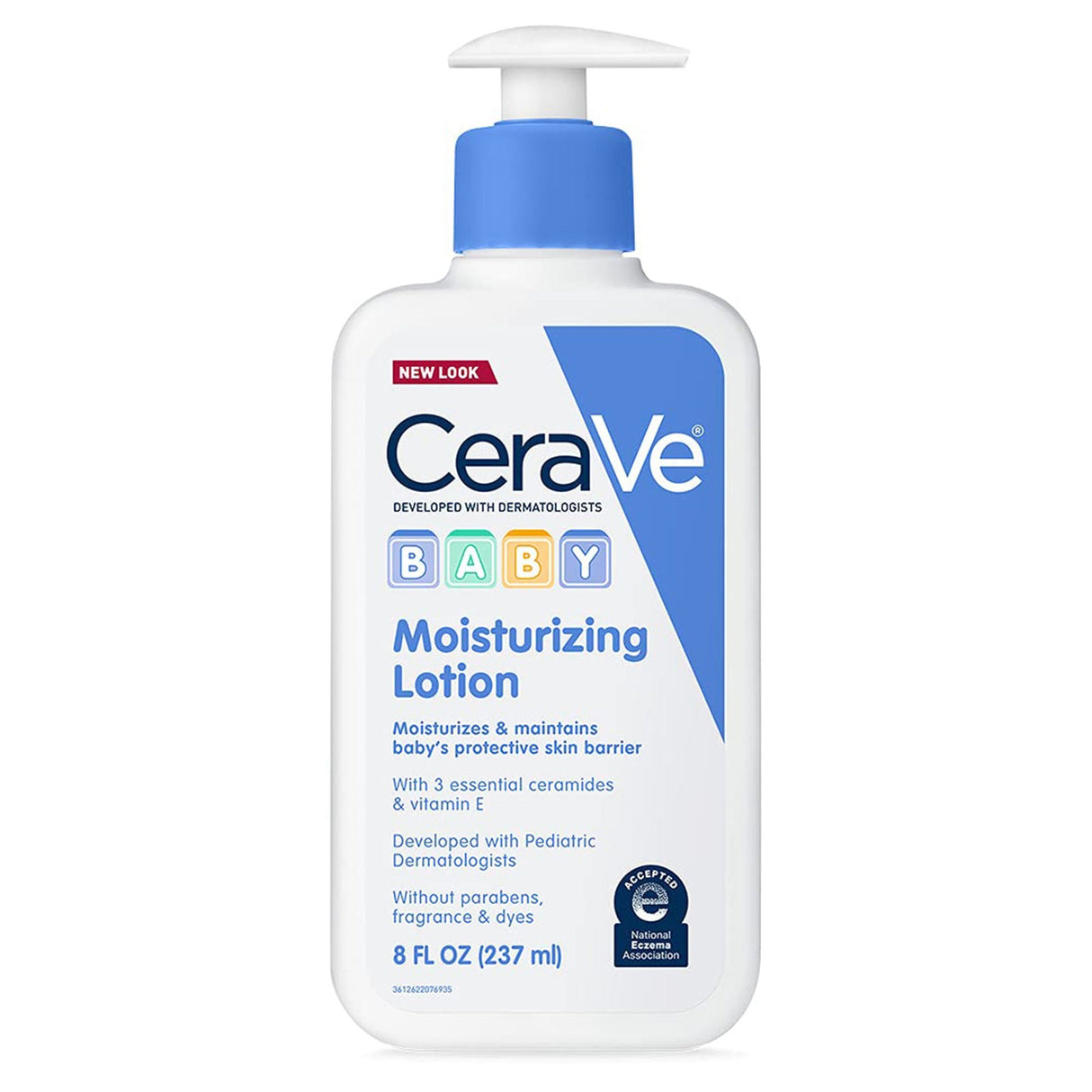 CeraVe Baby Moisturizing Unscented, 8-ounce Pump Bottle - 60600056023-Single - LL Medico