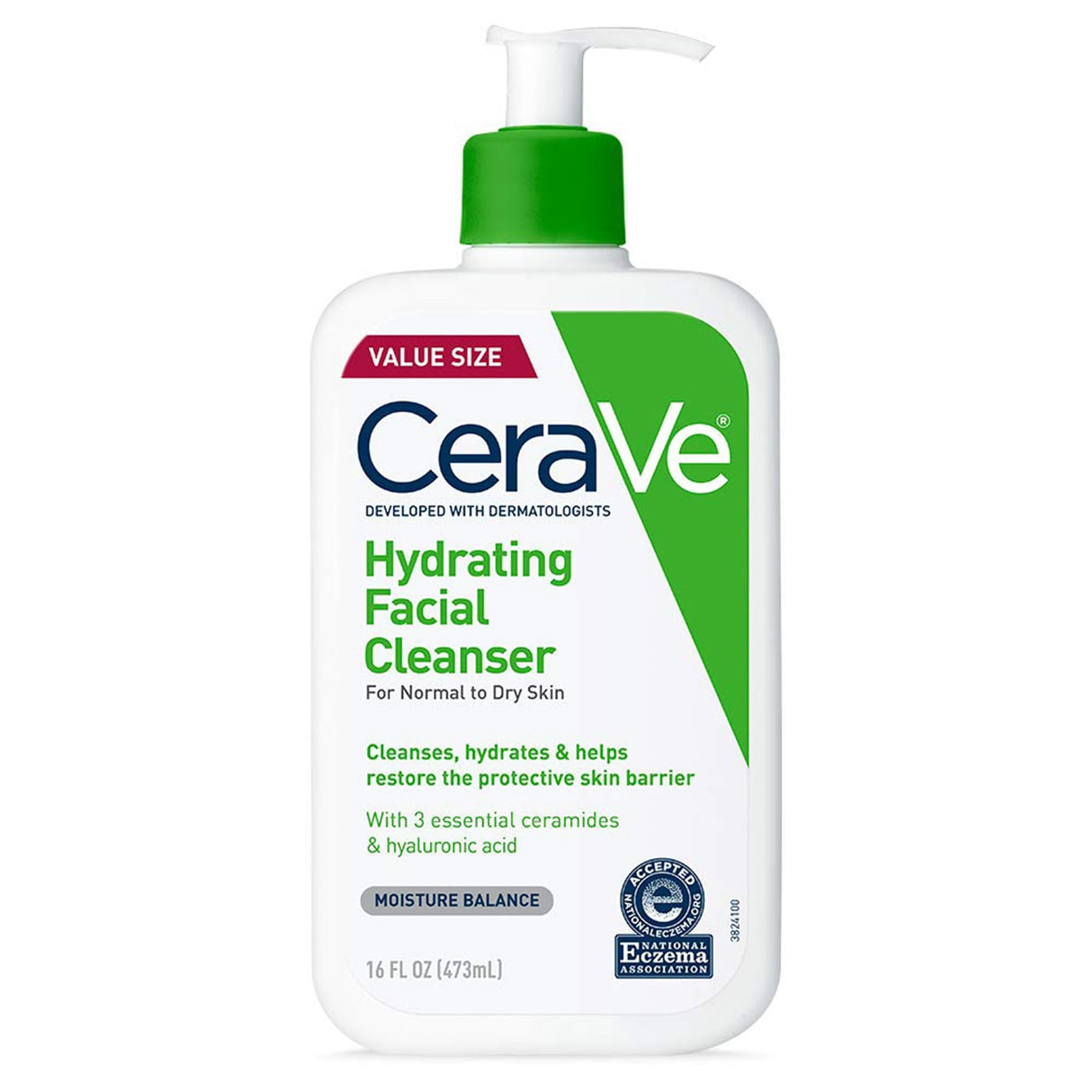 CeraVe Foaming Facial Cleanser for Normal to Oily Skin, 16-ounce Pump Bottle - 60600053770-Single - LL Medico