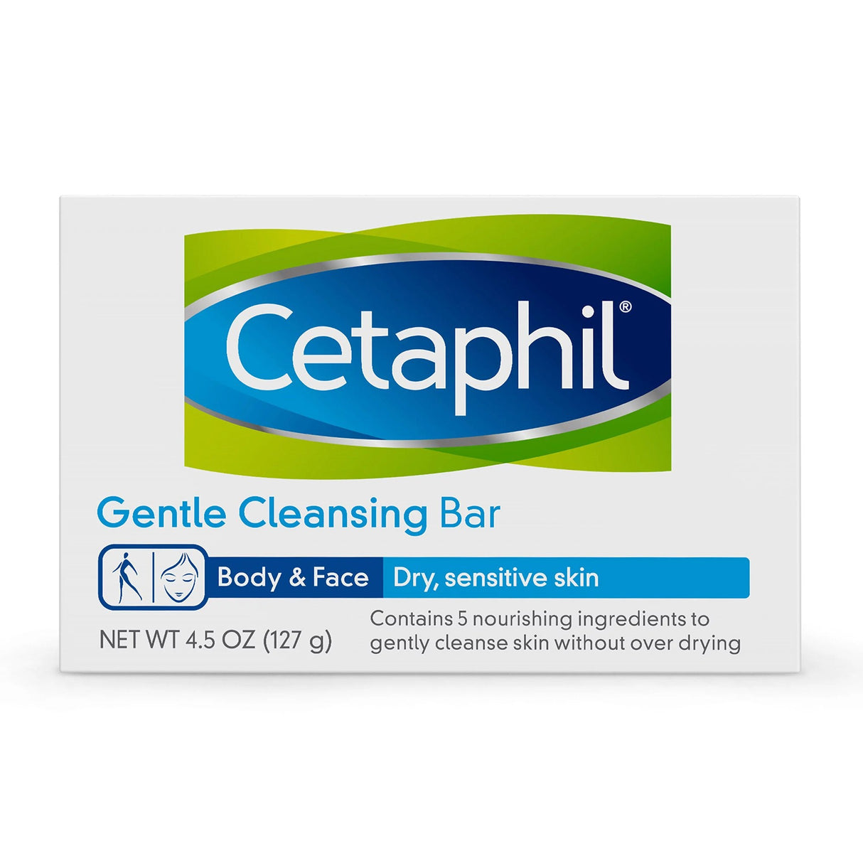 Cetaphil Gentle Cleansing Bar Dry to Normal, Sensitive Skin, Noncomedogenic - 30299392361-Single - LL Medico