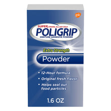 Super Poligrip Extra Strength Denture Adhesive Powder, 1.6 oz