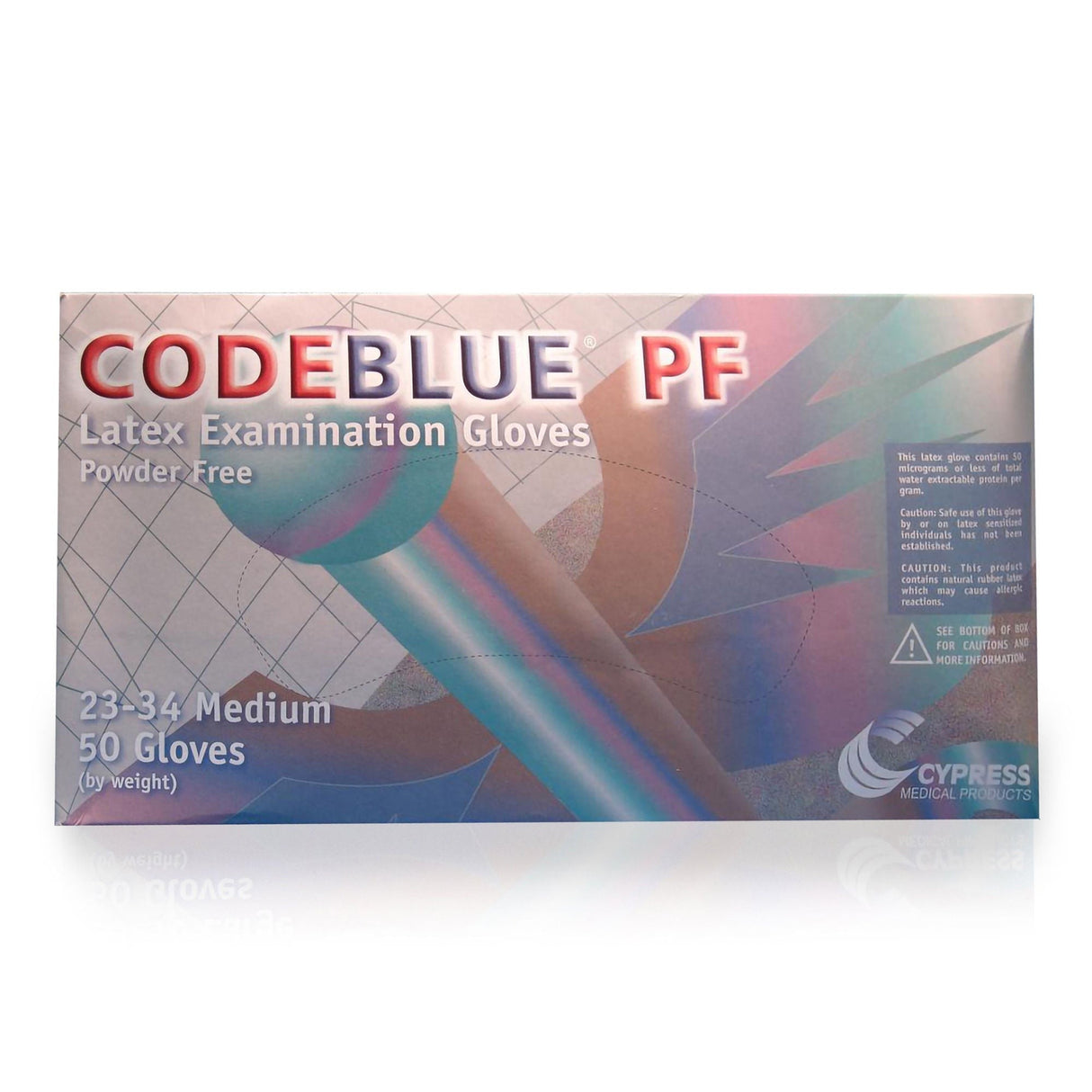 McKesson CodeBlue PF Latex Examination Gloves, Powder Free - 23-34 - LL Medico