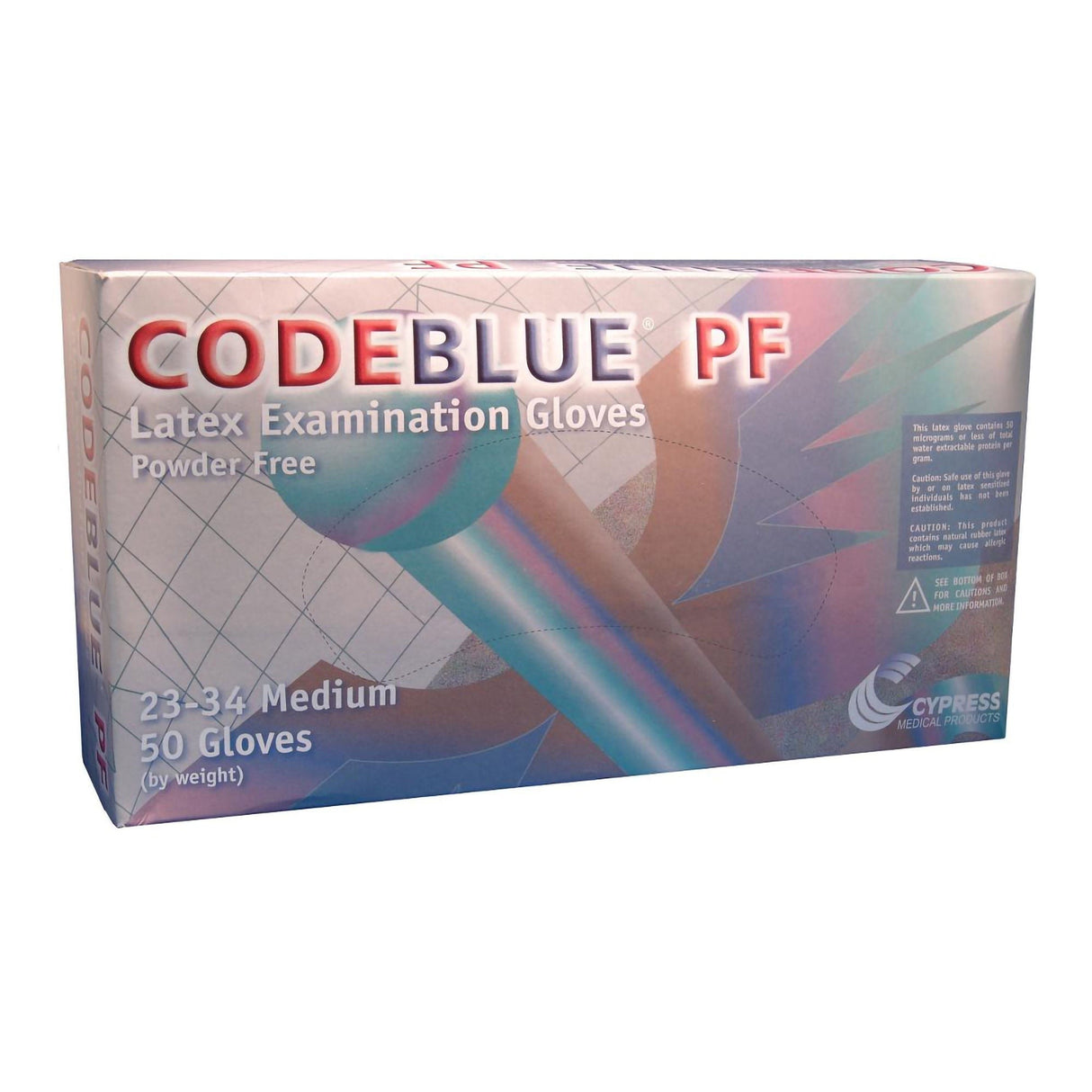 McKesson CodeBlue PF Latex Examination Gloves, Powder Free - 23-34 - LL Medico