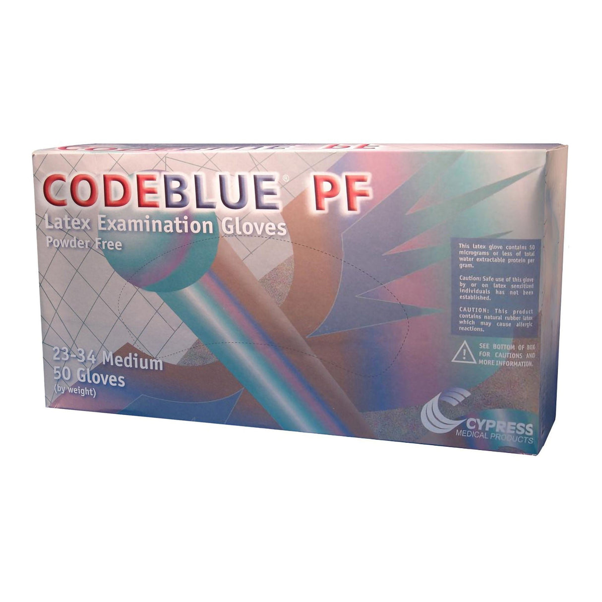 McKesson CodeBlue PF Latex Examination Gloves, Powder Free - 23-34 - LL Medico