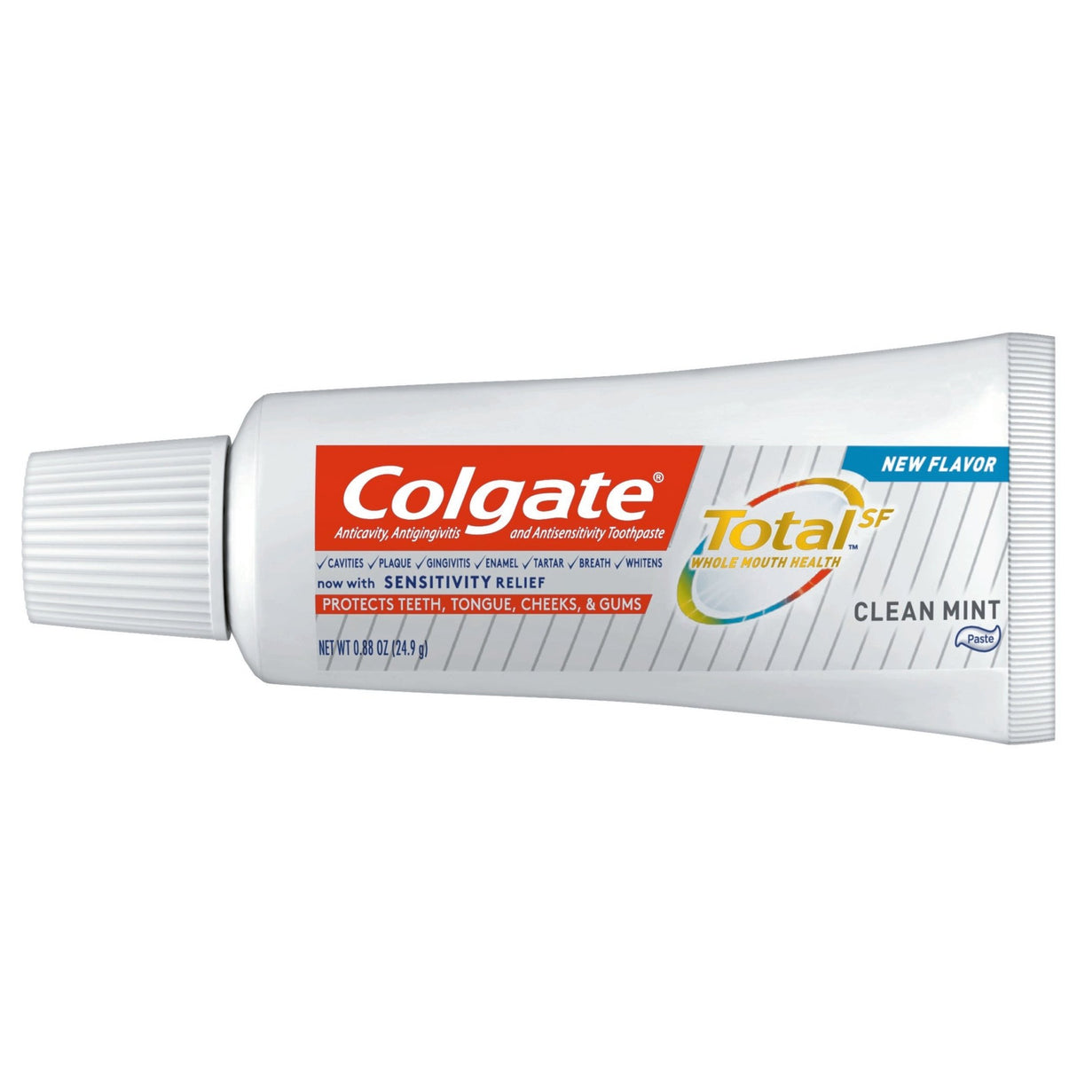 Colgate Total Toothpaste, Clean Mint Flavor, 0.88 oz Tube - 61044324-Single - LL Medico