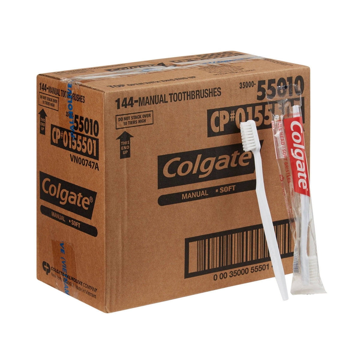 Colgate White Toothbrush, Full Head, Soft Bristles - 61034595-Single - LL Medico