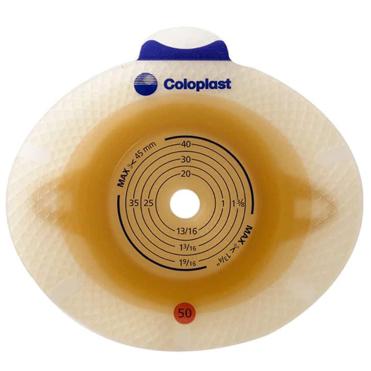 Coloplast Assura Xpro Two-Piece Skin Barrier, Convex Light, Cut-to-Fit, 50 mm Flange - 14282-Box - LL Medico
