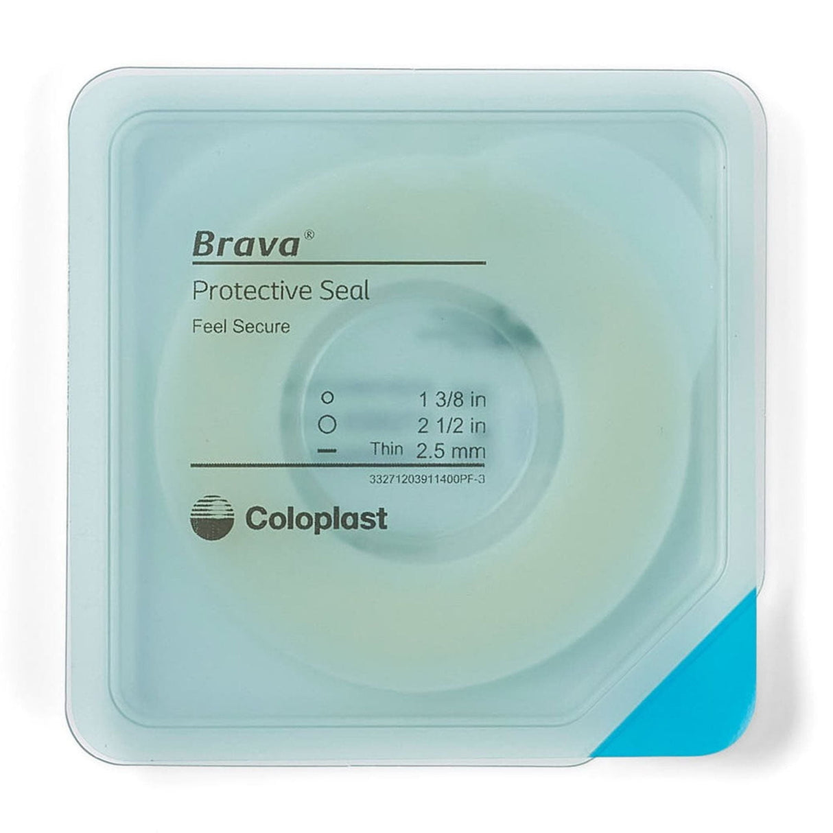 Coloplast Brava Thin Two-Piece Skin Barrier, Flat - 12039-Single - LL Medico