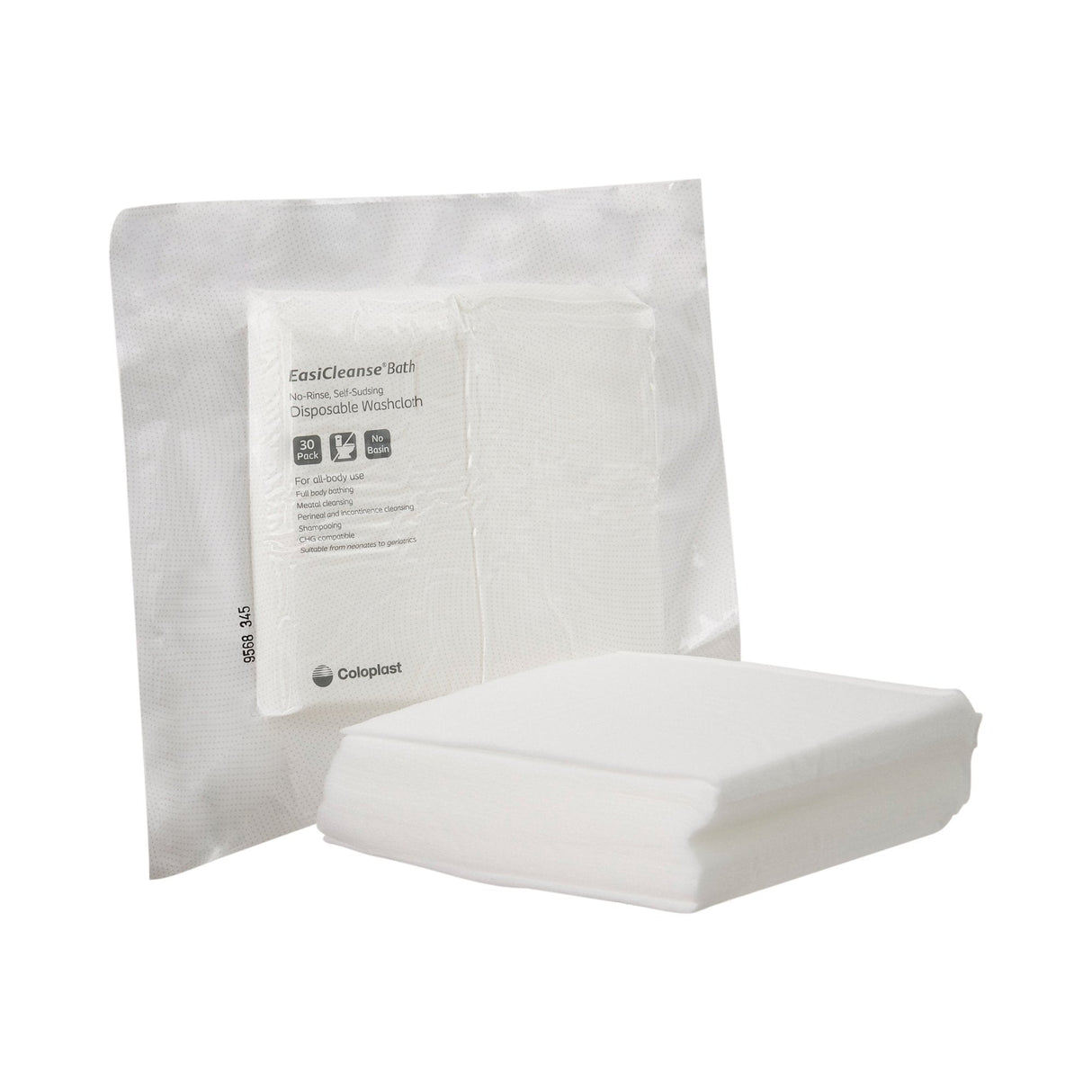 Coloplast EasiCleanse Bath No-Rinse, Self-Sudsing Wipes, Scented - COI7055CS-Pack - LL Medico