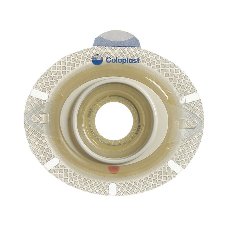 Coloplast SenSura Click Two-Piece Skin Barrier, Flat, Pre-Cut, 40 mm Flange, Green, Extended Wear - 10017-Box - LL Medico