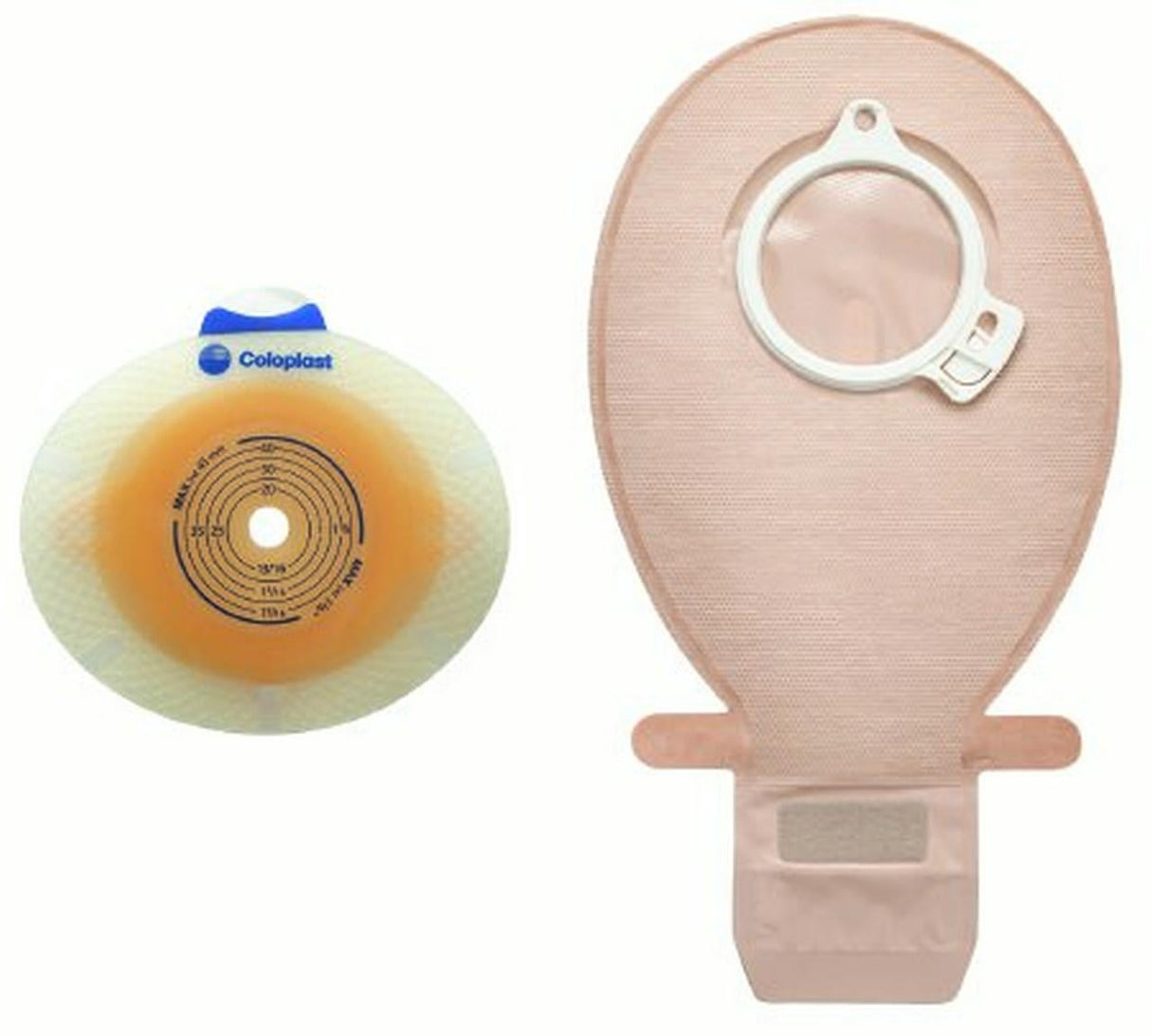 Coloplast SenSura Click Xpro Two-Piece Skin Barrier, Flat, Cut-to-Fit, 40 mm Flange - 10015-Box - LL Medico