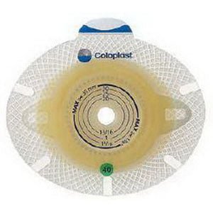 Coloplast SenSura Click Xpro Two-Piece Skin Barrier, Flat, Pre-Cut, 40 mm Flange, Green - 10016-Box - LL Medico