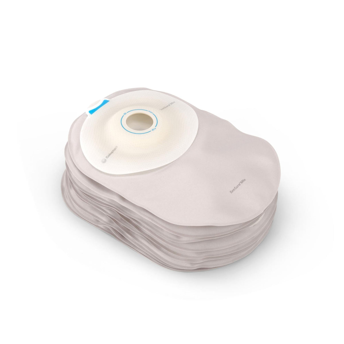 Coloplast SenSura Mio Convex Deep One-Piece Closed Ostomy Pouch, Opaque with Filter, 1" Stoma, 8 1/4", Box of 10 - 16350-Box - LL Medico