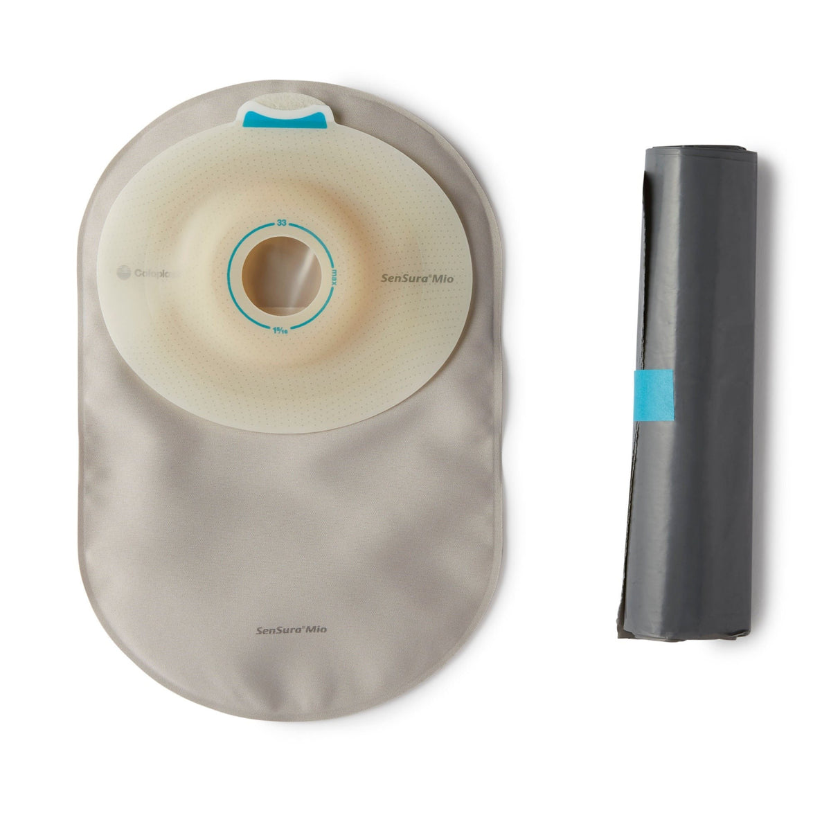 Coloplast SenSura Mio Convex Light One-Piece Closed End Ostomy Pouch, Opaque, 8 1/4", Box of 10 - 16330-Box - LL Medico