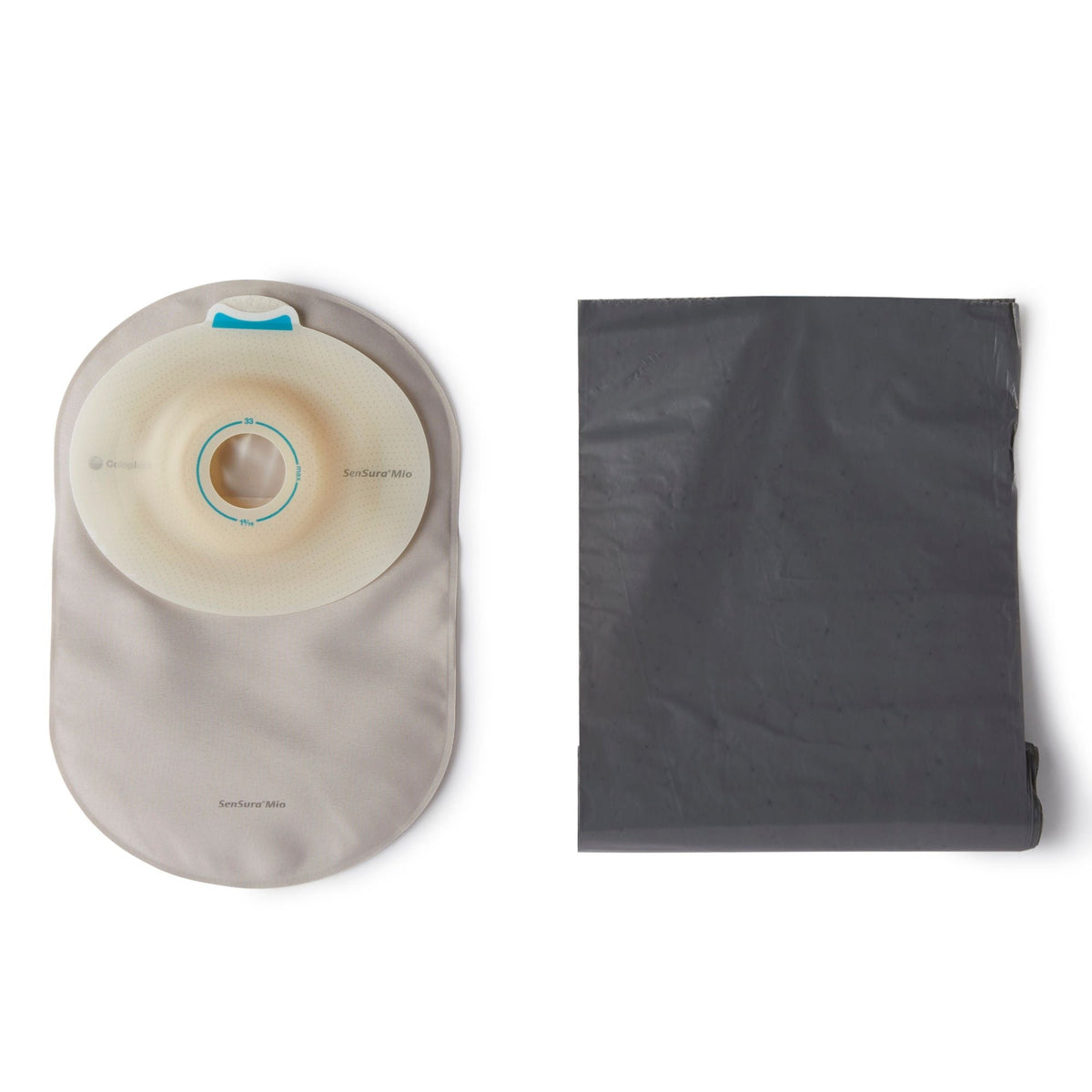 Coloplast SenSura Mio Convex Light One-Piece Closed End Ostomy Pouch, Opaque, 8 1/4", Box of 10 - 16330-Box - LL Medico