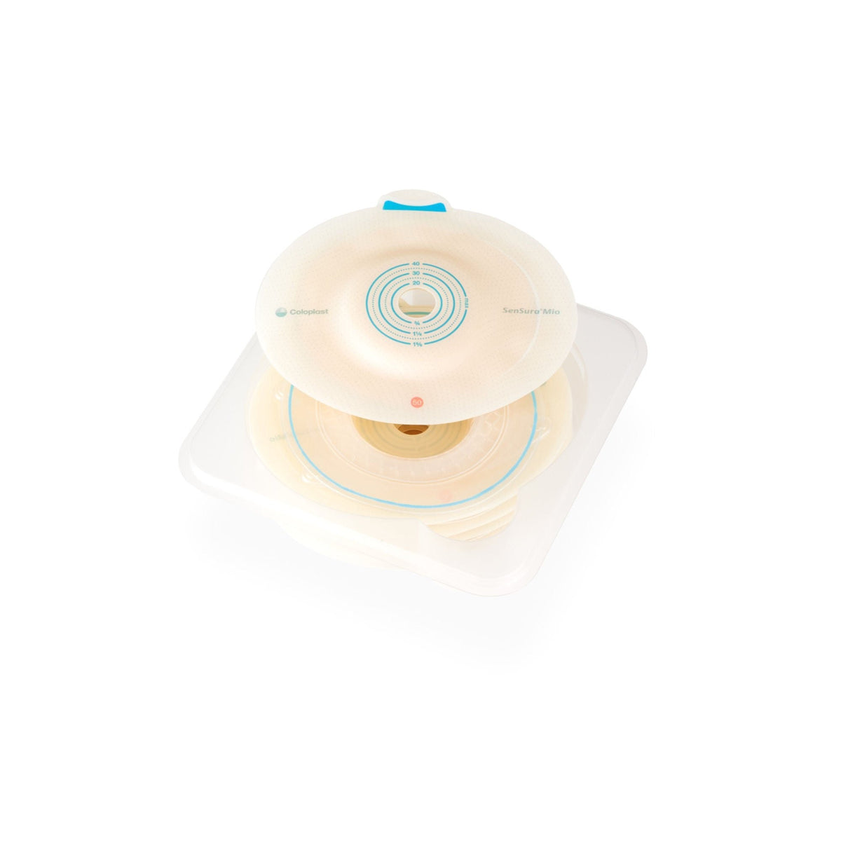 Coloplast SenSura Mio Convex Ostomy Barrier, Trim to Fit 15-40 mm, 50 mm Flange, Box of 5 - 16483-Box - LL Medico