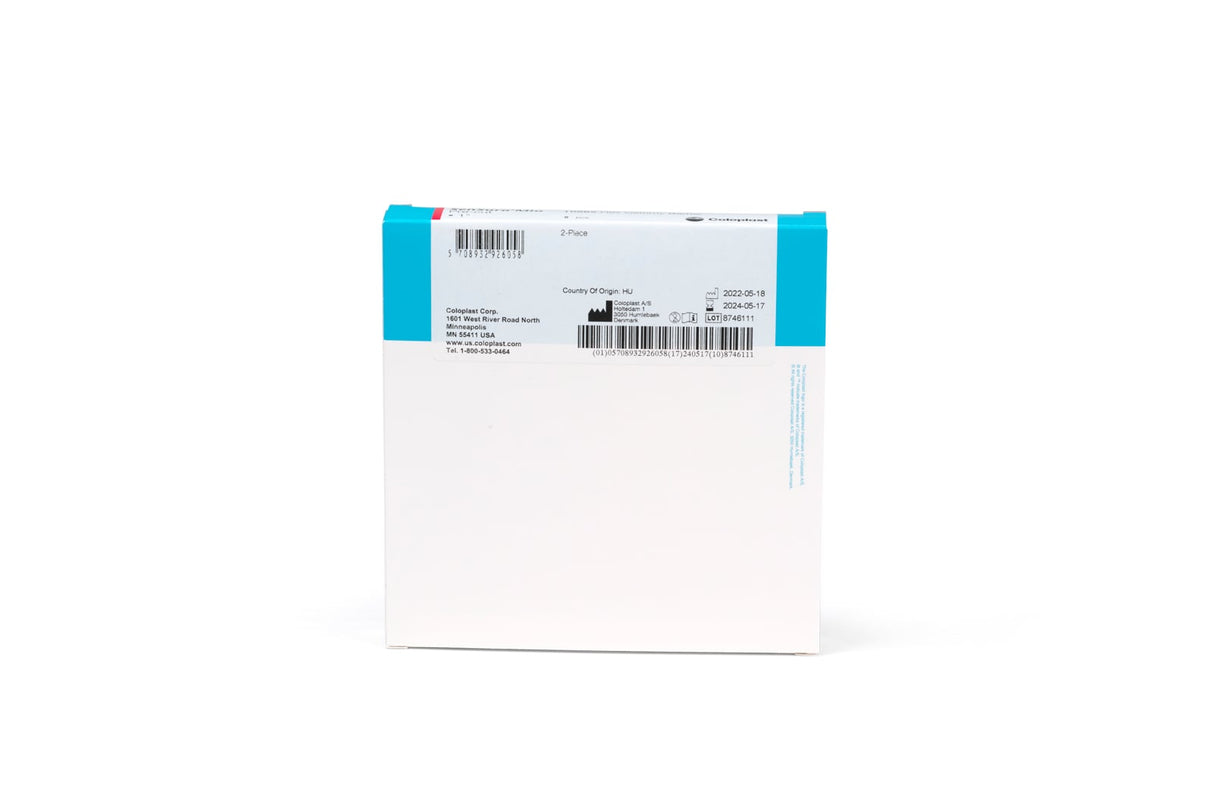 Coloplast SenSura Mio Flex Two-Piece Skin Barrier, Flat, Pre-Cut, 50 mm Flange, Red - 10562-Box - LL Medico