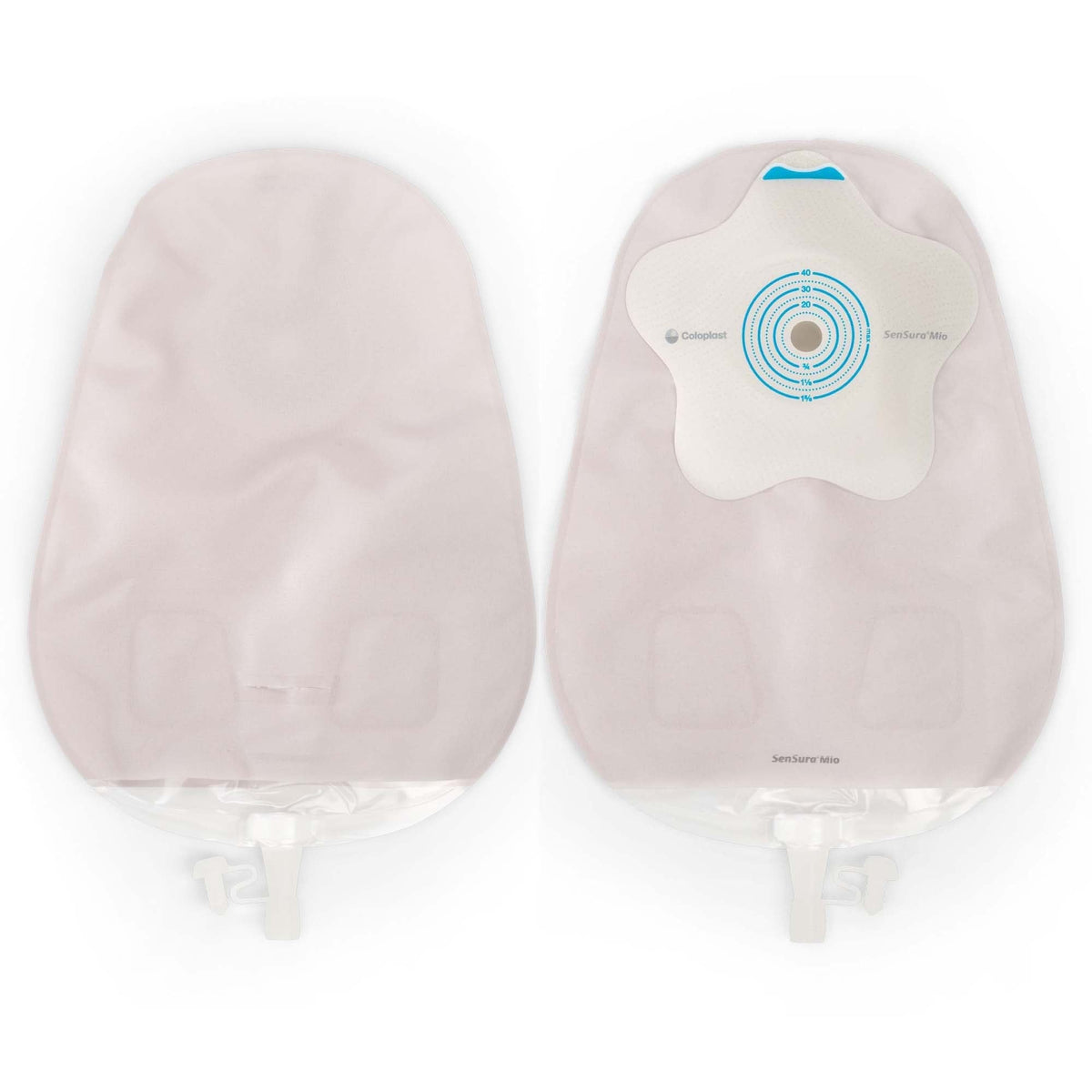 Coloplast SenSura Mio Maxi Convex One-Piece Urostomy Pouch, Cut-to-Fit 3/8 to 1 9/16", 10 1/2" Length, Box of 10 - 18401-Box - LL Medico