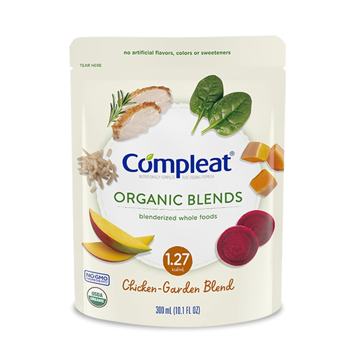 Compleat Organic Blends Oral Supplement, Chicken-Garden, 10.1 oz - 00043900479934-Single - LL Medico