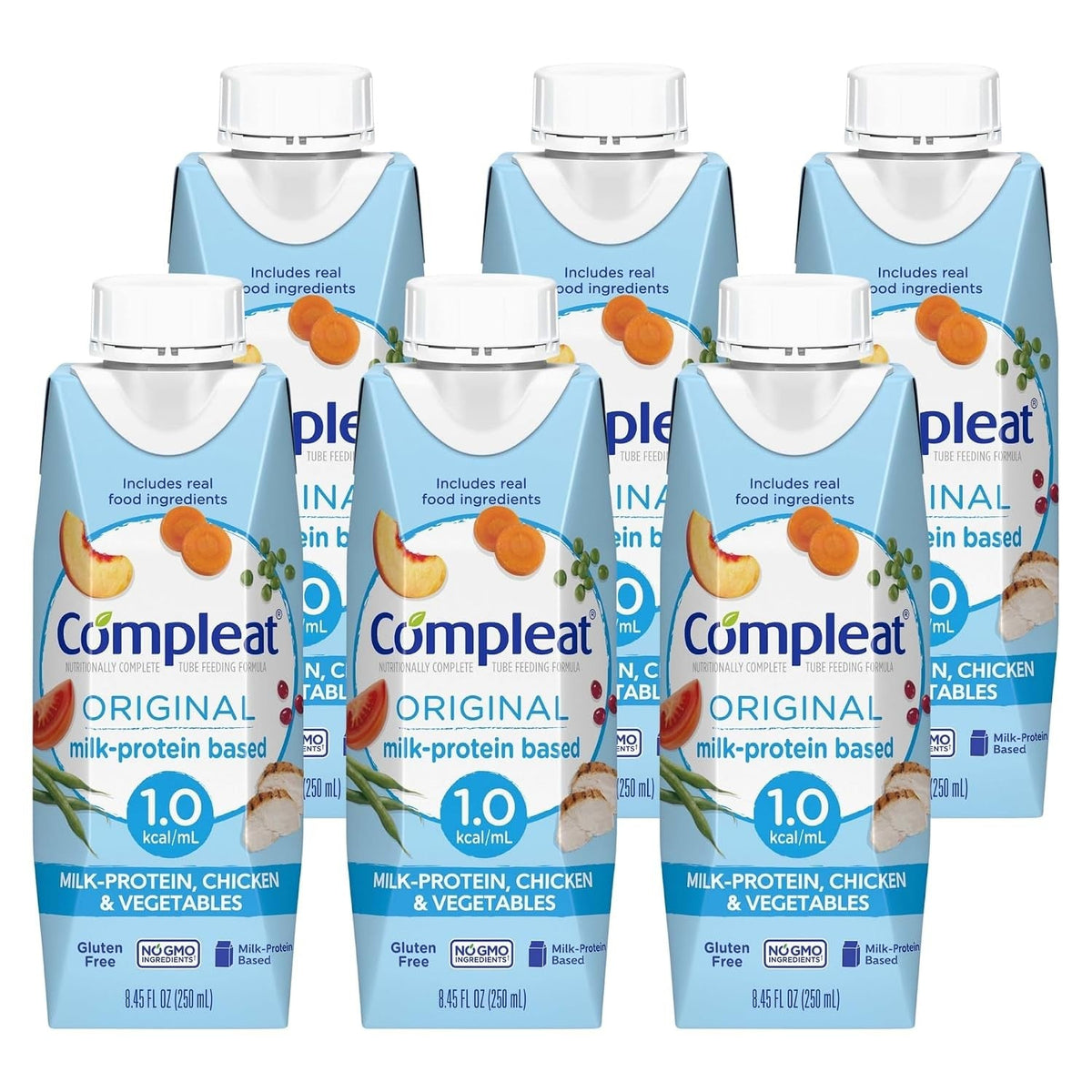 Compleat Original Tube Feeding Formula, Unflavored, 1000 mL - 10043900141807-Single - LL Medico