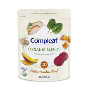 Compleat Pediatric Organic Blends Oral Supplement, Chicken-Garden, 10.1 oz - 00043900846422-Single - LL Medico